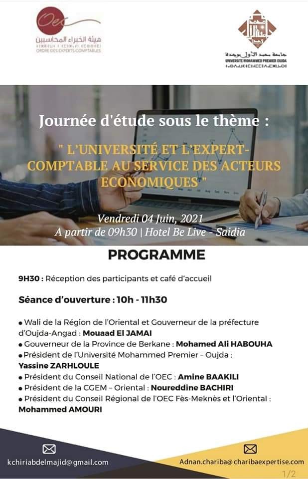 L'université et l'expert-comptable au service des acteurs économiques